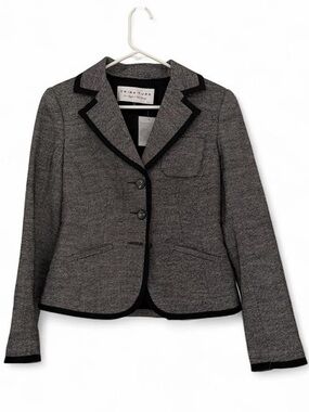 ✦ Trina Turk black & white tweed blazer — NWT, size 8 ✦